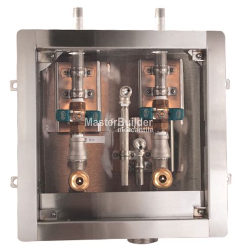 lavatory reccessed valve box mifab stainless steel|Mifab MI.